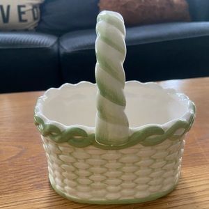 Vintage Enesco Ceramic Easter Basket